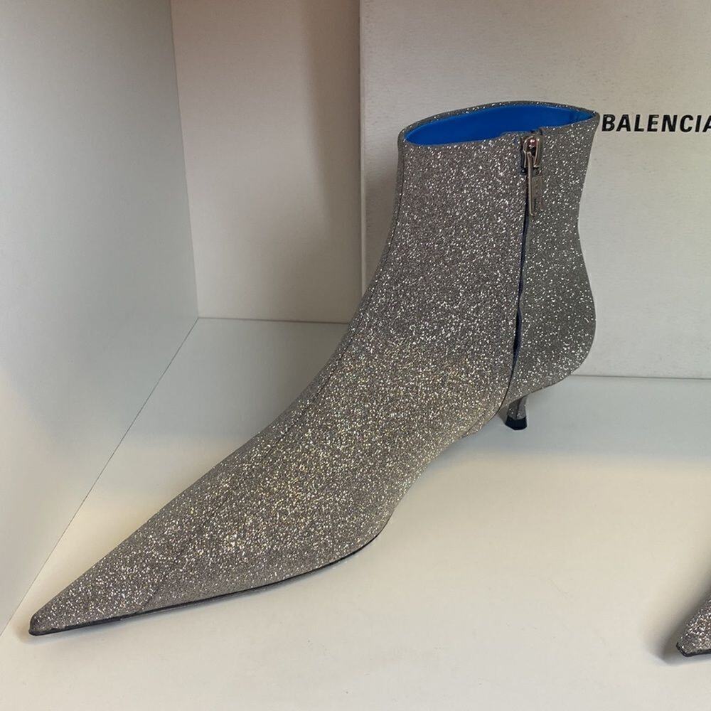 Balenciaga Leather Glitter Kitten - Picture 13 of 16
